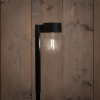 Solar sokkellamp op steker l Warm wit | Rond | IP44 | Zwart
