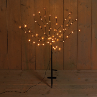 Anna Collection Tobby boom op tuinsteker 100 cm | Extra warm wit | 70 lampjes  LCO00322