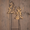 Tuinsteker kerst | Kerstbomen | 23 x 63 cm | Extra warm wit | 90 lampjes LCO00759 - 1