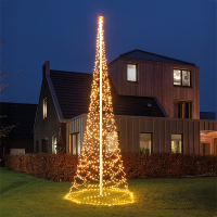 Vlaggenmastverlichting 6 meter | Extra warm wit | 1240 lampjes LCO00497