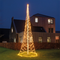 Vlaggenmastverlichting 6 meter | Extra warm wit | Twinkle | 1240 lampjes LCO00498