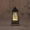 Waterlantaarn | Kerstboom in glitterwater | 3x AA | 20.5 cm | Warm wit