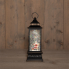 Waterlantaarn | Kerstman in glitterwater | 3x AA | 29 cm | Warm wit