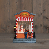 Waterlantaarn | Speelgoedwinkel met glitterwater | 3x AA | 22 cm | Warm wit LCO00511