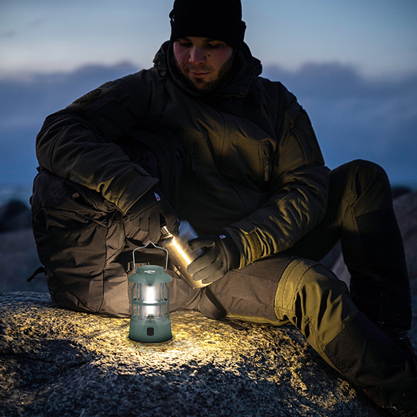 Ansmann Campinglamp| 3x AA| 270 lumen | IP20 | Groen LAN00104 - 5