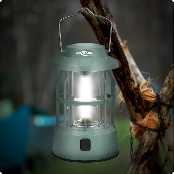 Ansmann Campinglamp | 3x AA | 270 lumen | IP20 | Groen LAN00104 - 3