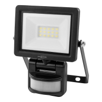 Ansmann LED Breedstraler met sensor 10W | 5000K | IP65 | 1050 lumen | Zwart  LAN00058
