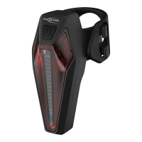 Ansmann LED fietsverlichting achterlicht met remlicht | USB-C | Rood  LAN00074