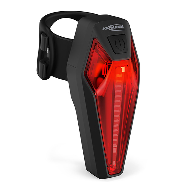 Ansmann LED fietsverlichting achterlicht met remlicht | USB-C | Rood  LAN00074 - 2