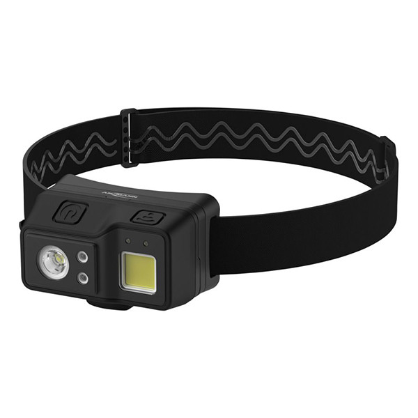 Ansmann LED hoofdlamp op batterijen | Li-Po | 700 lumen | IP65 | Zwart LAN00100 - 1
