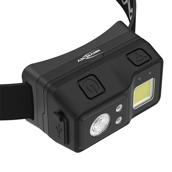 Ansmann LED hoofdlamp op batterijen | Li-Po | 700 lumen | IP65 | Zwart LAN00100 - 4