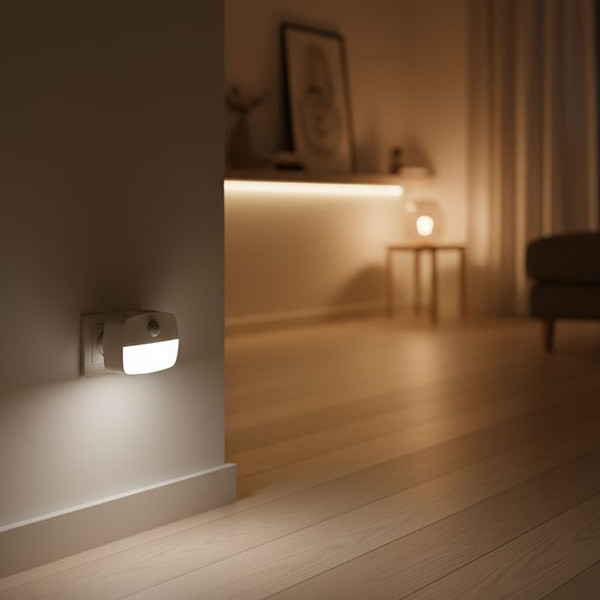 Ansmann LED nachtlamp met sensor | 3000-6500K | Wit LAN00106 - 5