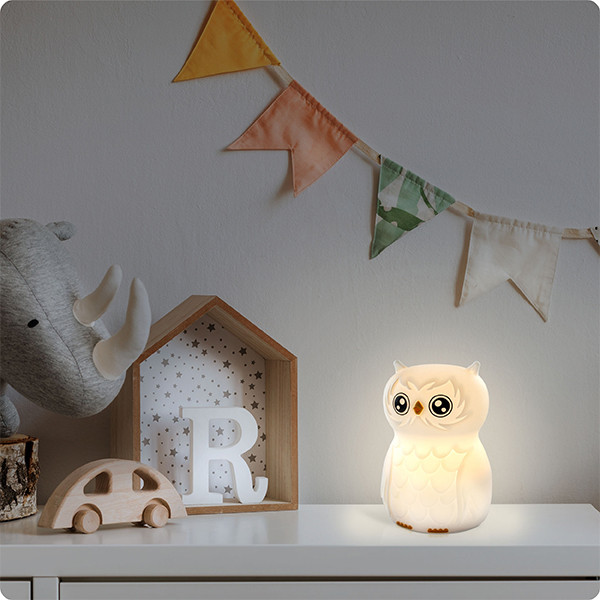 Ansmann LED nachtlampje uil | USB-C | Wit  LAN00077 - 3