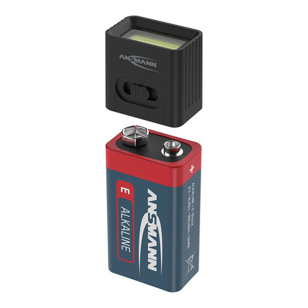 Ansmann LED zaklamp op batterijen | E-Block | 60 lumen | IP20 | Zwart LAN00097 - 1