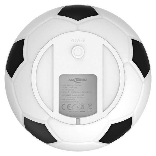 Ansmann Lamp in voetbalvorm | Oplaadbaar | Multicolor | Nachtlamp functie LAN00115 - 2