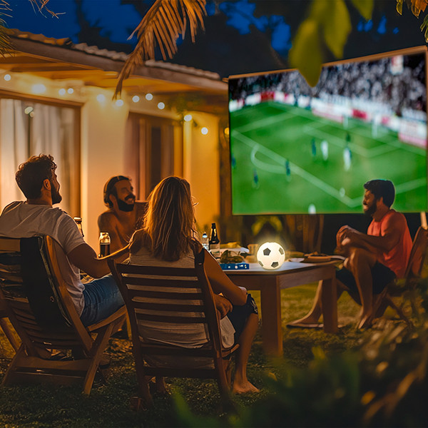 Ansmann Lamp in voetbalvorm | Oplaadbaar | Multicolor | Nachtlamp functie LAN00115 - 5