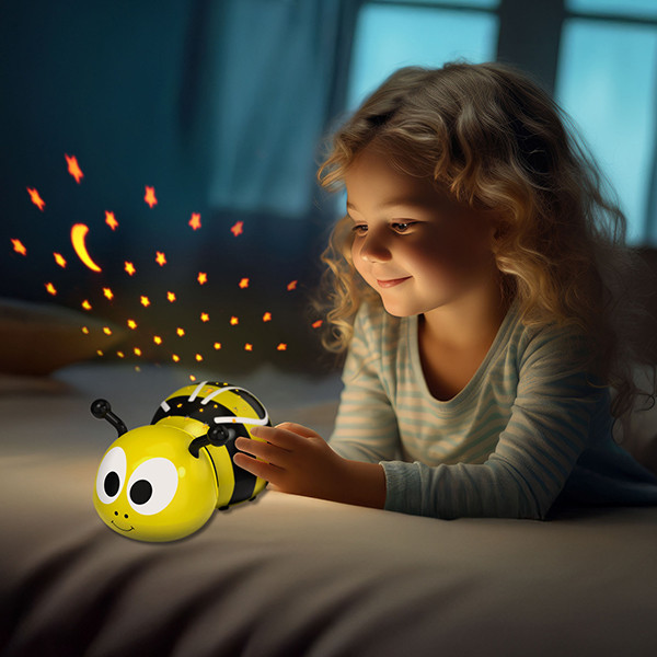 Ansmann Sterrenlichtje Mia de Bij | Sterrenprojector | LED | 3x AA | Automatische uitschakeling LAN00112 - 1