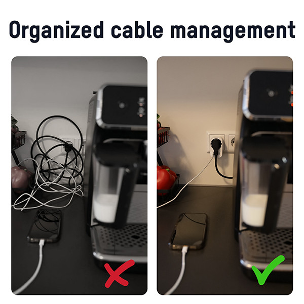 Ansmann adapterstekker 20W | Type F, USB-C, USB-A | Geschikt voor Nederland | Wit LAN00107 - 5