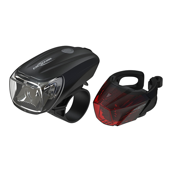 Ansmann fietsverlichtingsset | Micro-USB | Wit/Rood LAN00069 - 1