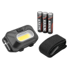 Ansmann hoofdlamp op batterijen | HD120B | 3x AAA | 125 lumen | IP44 | Zwart  LAN00006 - 4