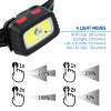 Ansmann hoofdlamp op batterijen | HD200B | 3x AAA | 185 lumen | IP44 | Zwart  LAN00001 - 6