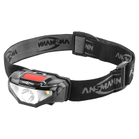Ansmann hoofdlamp op batterijen | HD70B | 1x AA | 65 lumen | IP44 | Zwart  LAN00003