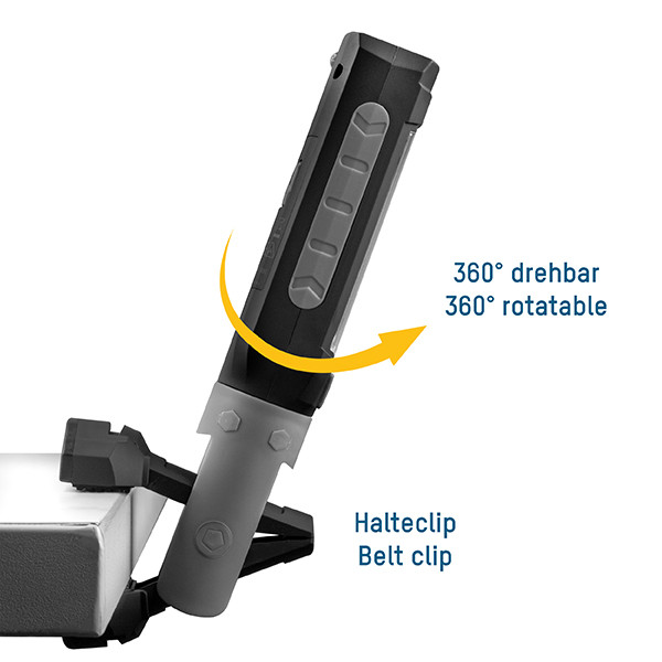 Ansmann looplamp op batterijen | WL230B | 320 lumen | IP20 | Zwart/Grijs  LAN00010 - 10