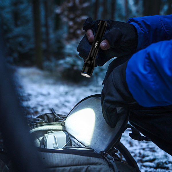 Ansmann zaklamp op batterijen | Adventure TA300BF | 2x AA | 330 lumen | IP44 | Zwart LAN00117 - 4