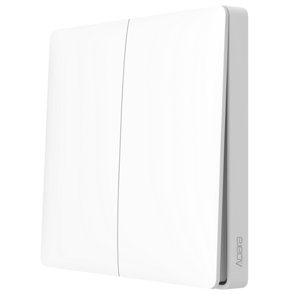 Aqara Draadloze wandschakelaar H1 | 2 knoppen | Zigbee | Wit  LAQ00009 - 2