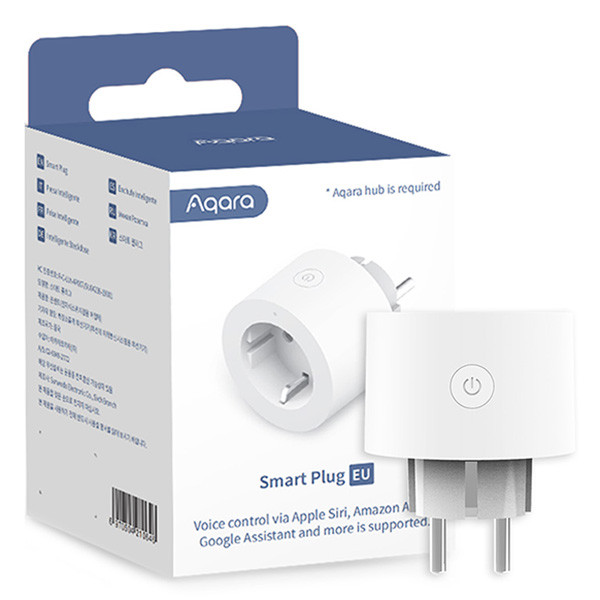 Aqara Smart plug | inclusief energiemeter | Max. 2300W | Zigbee | IP20 | Wit (NL) LAQ00012 - 1