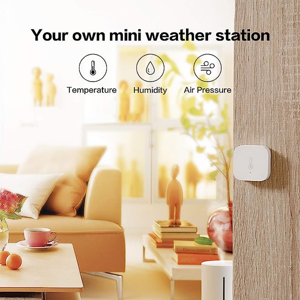 Aqara Temperatuur- en luchtvochtigheidssensor T1 | Zigbee 3.0 | Wit  LAQ00050 - 5
