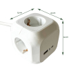 Stekkerblok 5-voudig | 1.4 meter | Incl. USB-A en USB-C | Wit LBR00014 - 2