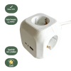 Stekkerblok 5-voudig | 1.4 meter | Incl. USB-A en USB-C | Wit LBR00014 - 3