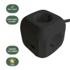 Stekkerblok 5-voudig | 1.4 meter | Incl. USB-A en USB-C | Zwart LBR00015 - 3