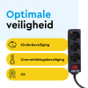 Stekkerdoos 3-voudig met schakelaar | 1.4 meter | Zwart LBR00018 - 4