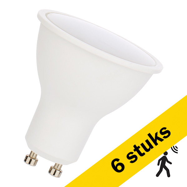 Aanbieding: 6x Bailey GU10 LED spot met sensor | Bewegingssensor | 2700K | 110° | 4.5W (50W) LBA00417 - 1