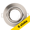 Aanbieding: 6x Bailey Inbouwarmatuur GU10 | Rond | Geborsteld | 80 mm | IP20 LBA00126 - 1