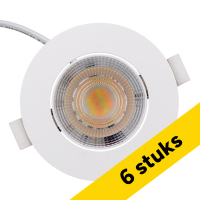 Aanbieding: 6x Bailey LED inbouwspot | 3000-4000-6500K | Wit | IP20 | Dimbaar | 7W LBA00446