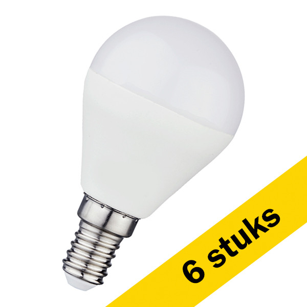 Aanbieding: 6x Bailey LED lamp E14 | Kogel G45 | Mat | 3000K | 4.7W (35W) LBA00429 - 1