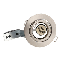 Bailey Inbouwarmatuur GU10 | Rond | RVS geborsteld | 80 mm | IP20  LBA00125