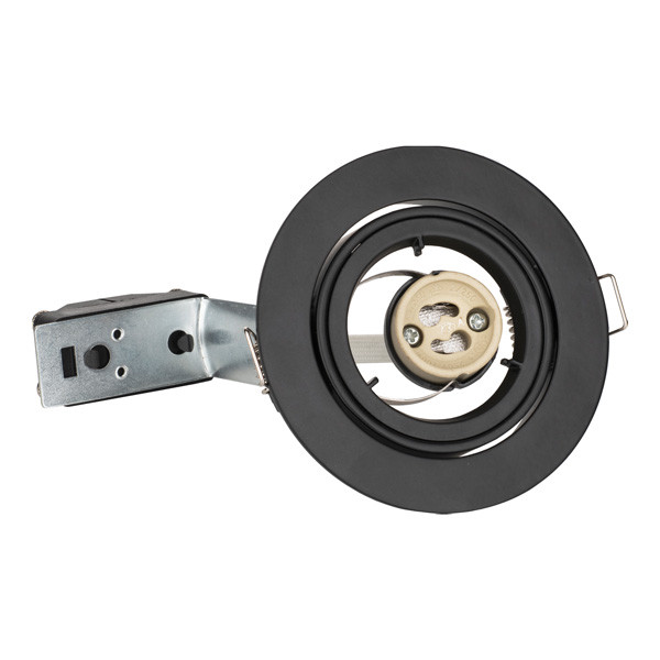 Bailey Inbouwarmatuur GU10 | Rond | Zwart | 80 mm | IP20  LBA00129 - 1
