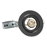 Bailey Inbouwarmatuur GU10 | Rond | Zwart | 80 mm | IP20  LBA00129
