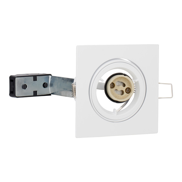 Bailey Inbouwarmatuur GU10 | Vierkant | Wit | 80 mm | IP20  LBA00141 - 1