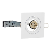 Bailey Inbouwarmatuur GU10 | Vierkant | Wit | 80 mm | IP20  LBA00141
