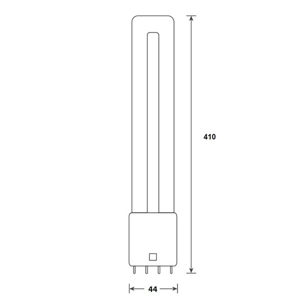 Bailey LED PL lamp | 2G11 | 3000K | 2200 lumen | 18W (36W) LBA00338 - 2