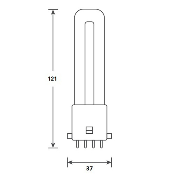 Bailey LED PL lamp | 2G7 | 3000K | 360 lumen | 3W (7W) LBA00306 - 2