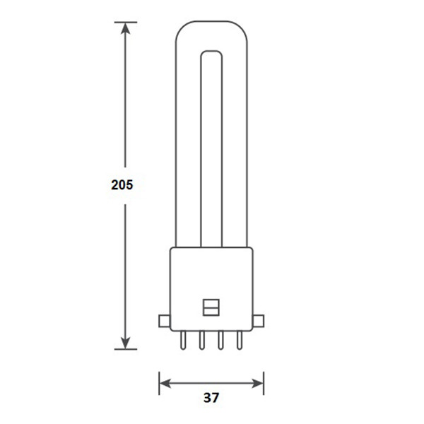 Bailey LED PL lamp | 2G7 | 4000K | 700 lumen | 5W (11W) LBA00312 - 2