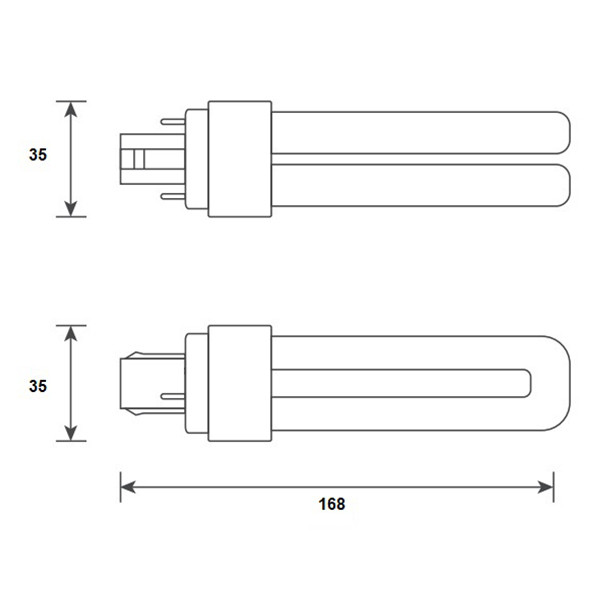 Bailey LED PL lamp | G24d | 4000K | 1350 lumen | 9W (26W) LBA00320 - 2