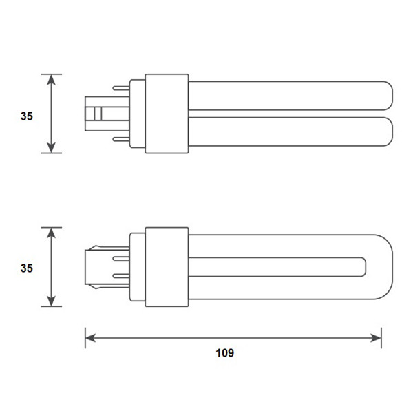 Bailey LED PL lamp | G24q | 4000K | 700 lumen | 5W (13W) LBA00328 - 2