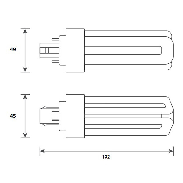 Bailey LED PL lamp | GX24q  | 4000K | 1350 lumen | 9W (26W) LBA00368 - 2